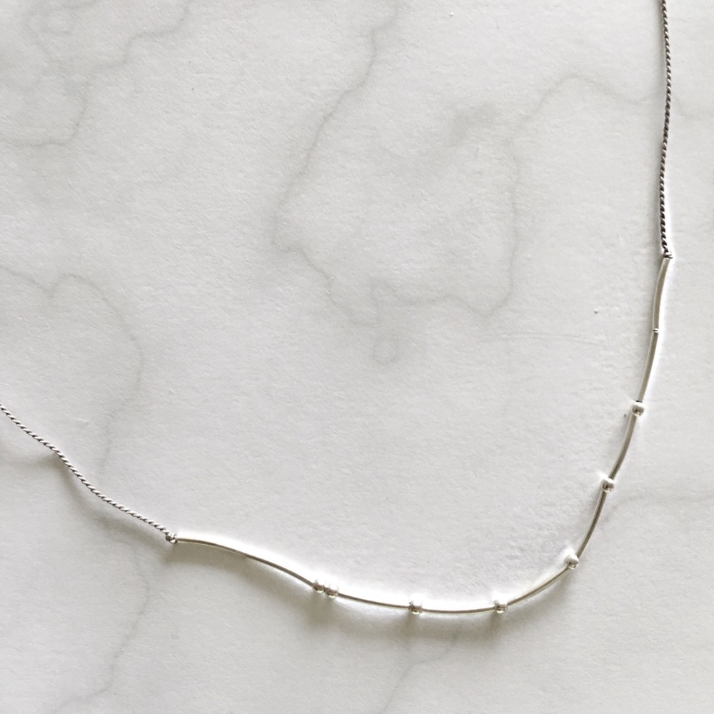 Delicate Morse Code ‘MICKEY’ Necklace
